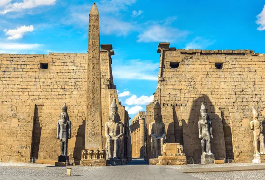 Luxortemplet blev opført for mere end 3000 år siden. Foto Viktors Farmor