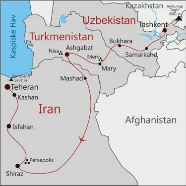 Uzbekistan - Turkmenistan - Iran