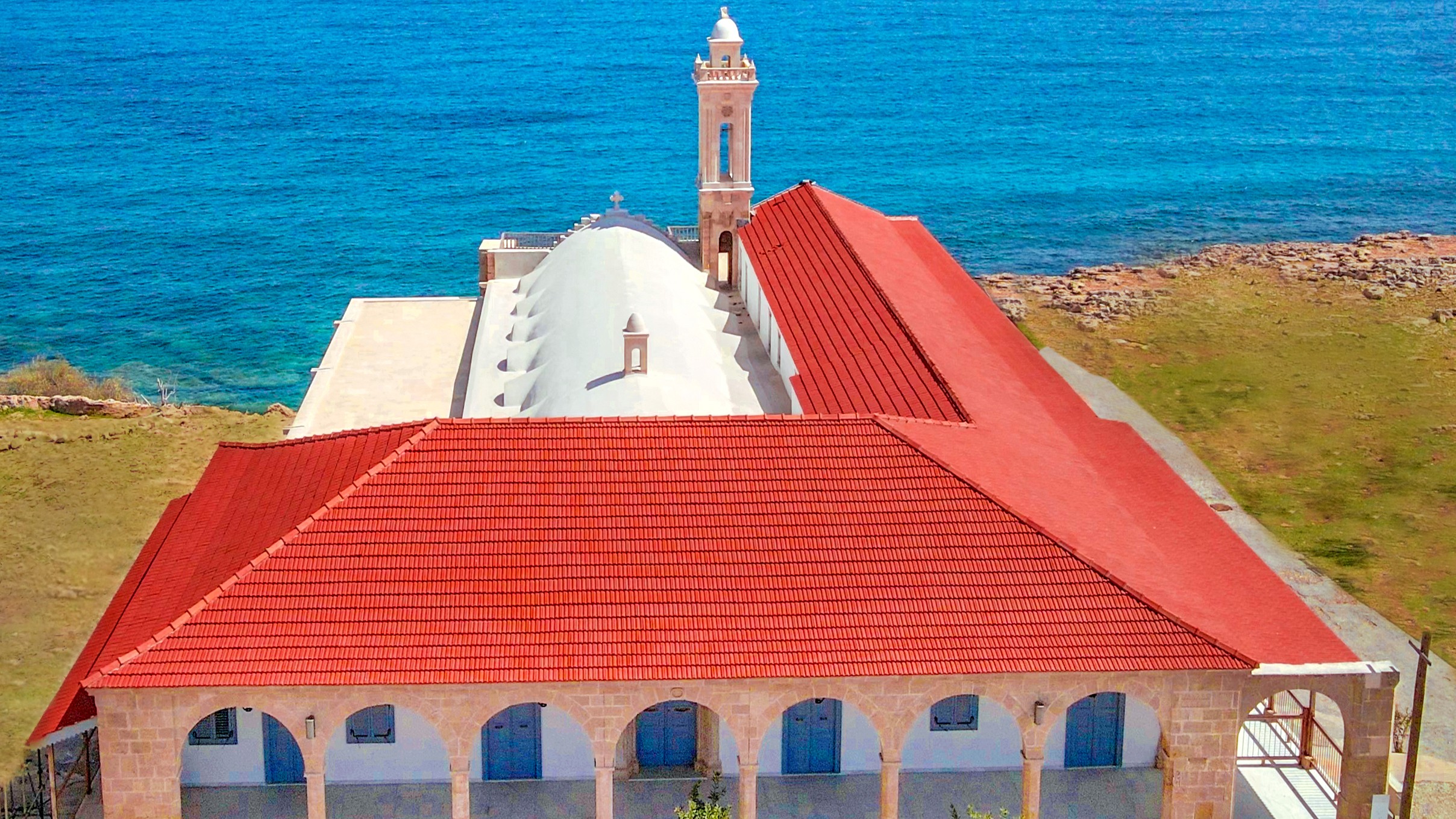 Apostolos Andreas-klosteret er et vigtigt pilgrimsmål i Cypern. Foto Viktors Farmor