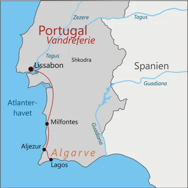 Vandreferie i Portugal - Lissabon - Algarve