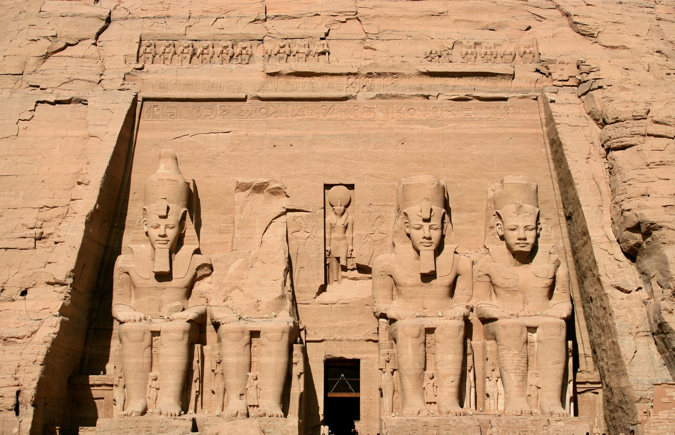 Det store Ramses den 2 tempel ved Abu Simbel er et af mest imponerende mesterværker fra Det gamle Egypten. Foto Anders Stoustrup
