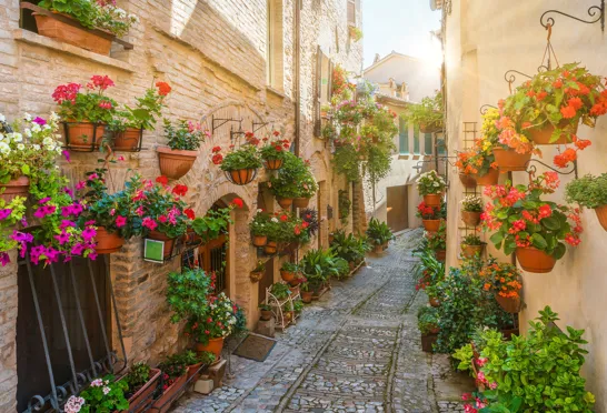 Billedskøn idyl i Spello. Foto Viktors Farmor