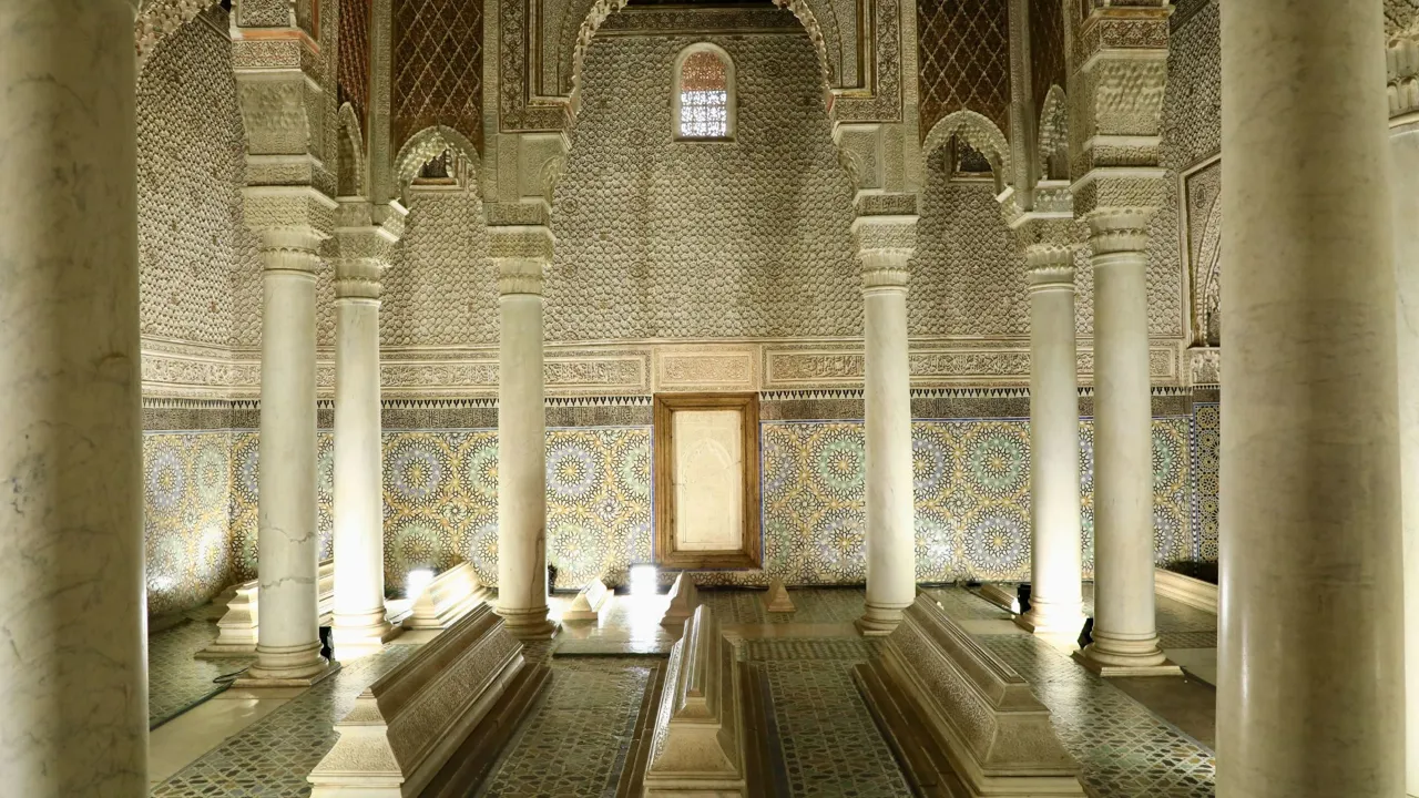 De overdådige gravmæler for Saadi-dynastiet vidner om herskernes rigdom. Foto af Anders Stoustrup