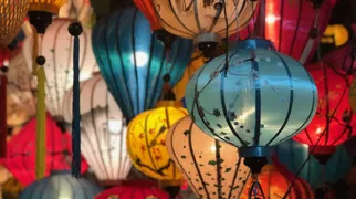 Hoi An - lanternernes by. Foto Christine Wibe