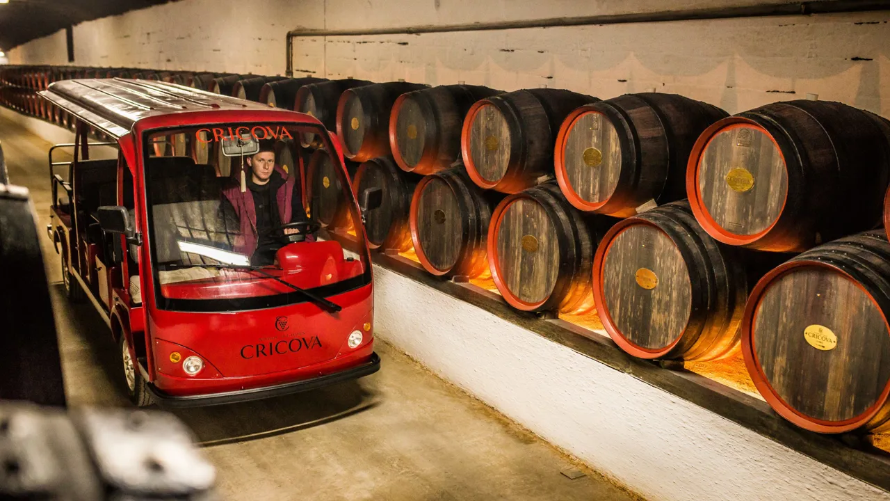 Cricova vinkælderens imponerende tunneler med tusindvis af vinfade. Foto Viktors Farmor