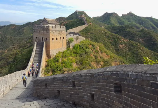 Jinshanling, et af de smukkeste steder ved Den kinesiske Mur. Foto Hanne Christensen