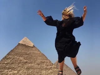 Ellen Brzost Lindby-Andersen i Egypten som arkæolog 