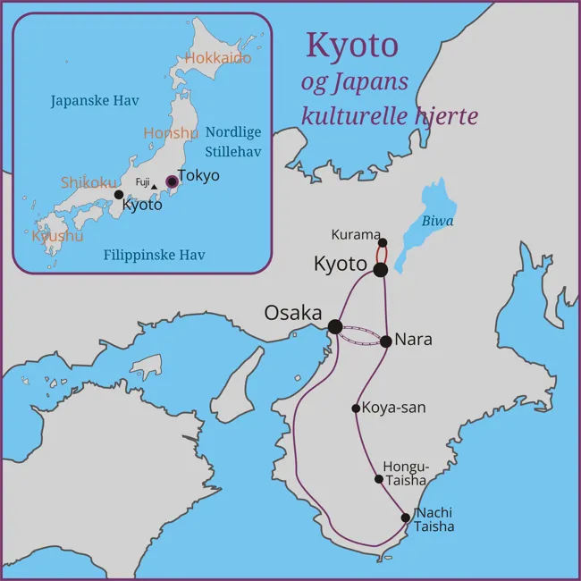 Osaka - Kyoto - Nara - Koyasan - Osaka