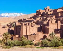Ait Ben Haddous ser stadig ud, som da karavanerne bragte varer hertil fra Sahara. Foto Viktors Farmor