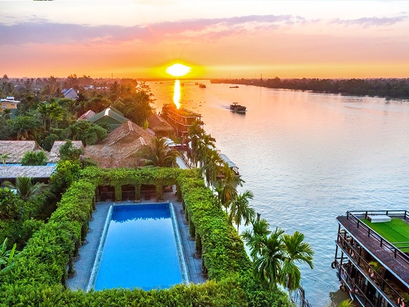 Mekong Lodge i Cai Be. Foto af Mekong Lodge