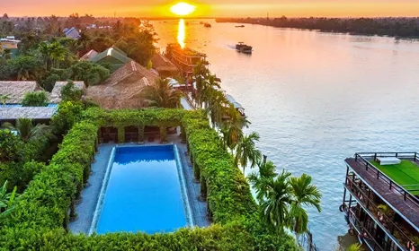 Mekong Lodge i Cai Be. Foto af Mekong Lodge