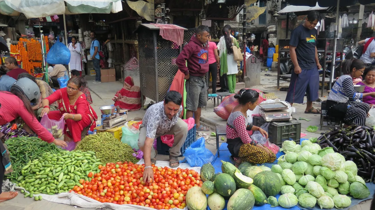Der sælges masser af frisk frugt og grønt på markederne. Foto Tania Karpatschof