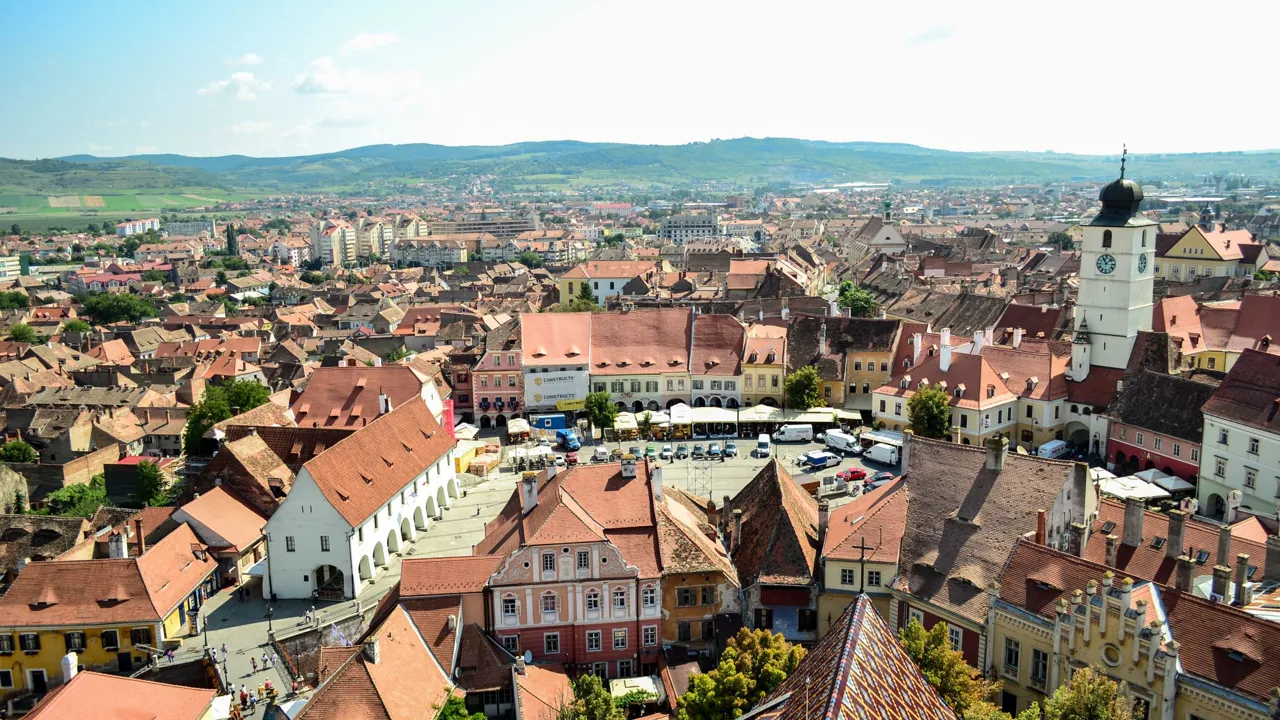 Sibiu er en by, hvor fortid og nutid mødes på en harmonisk måde. Foto Viktors Farmor