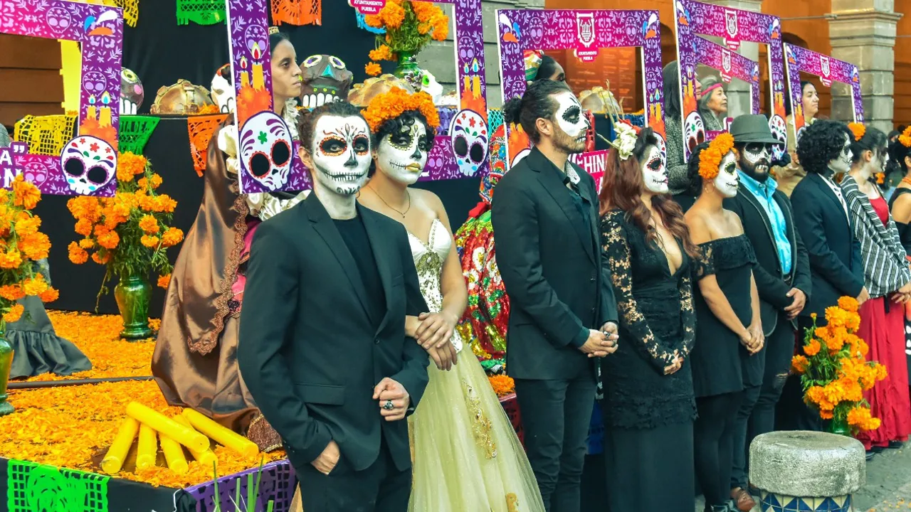 De Dødes Dag er en farverig fest, som vi oplever på rejser i slutningen af oktober og start november. Foto Josefine Aude Raas