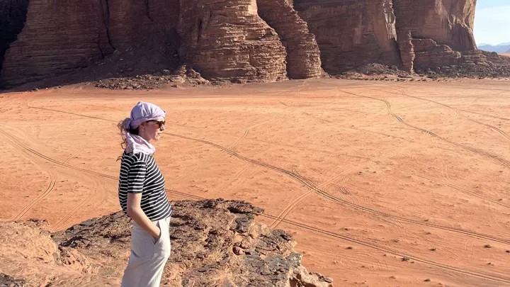 Wadi Rum ørkenen i Jordan er en stor oplevelse. Foto Josefine Aude Raas