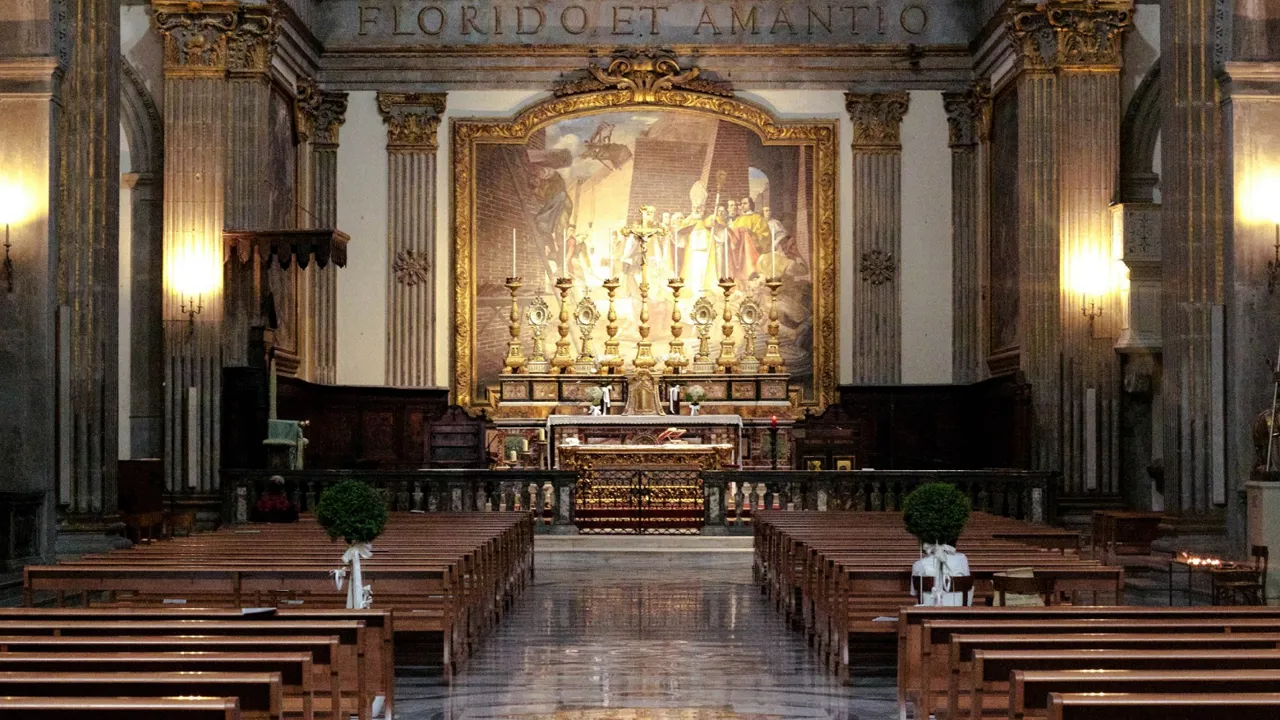 Kirkebesøg i Citta di Castello. Foto Lene Brøndum