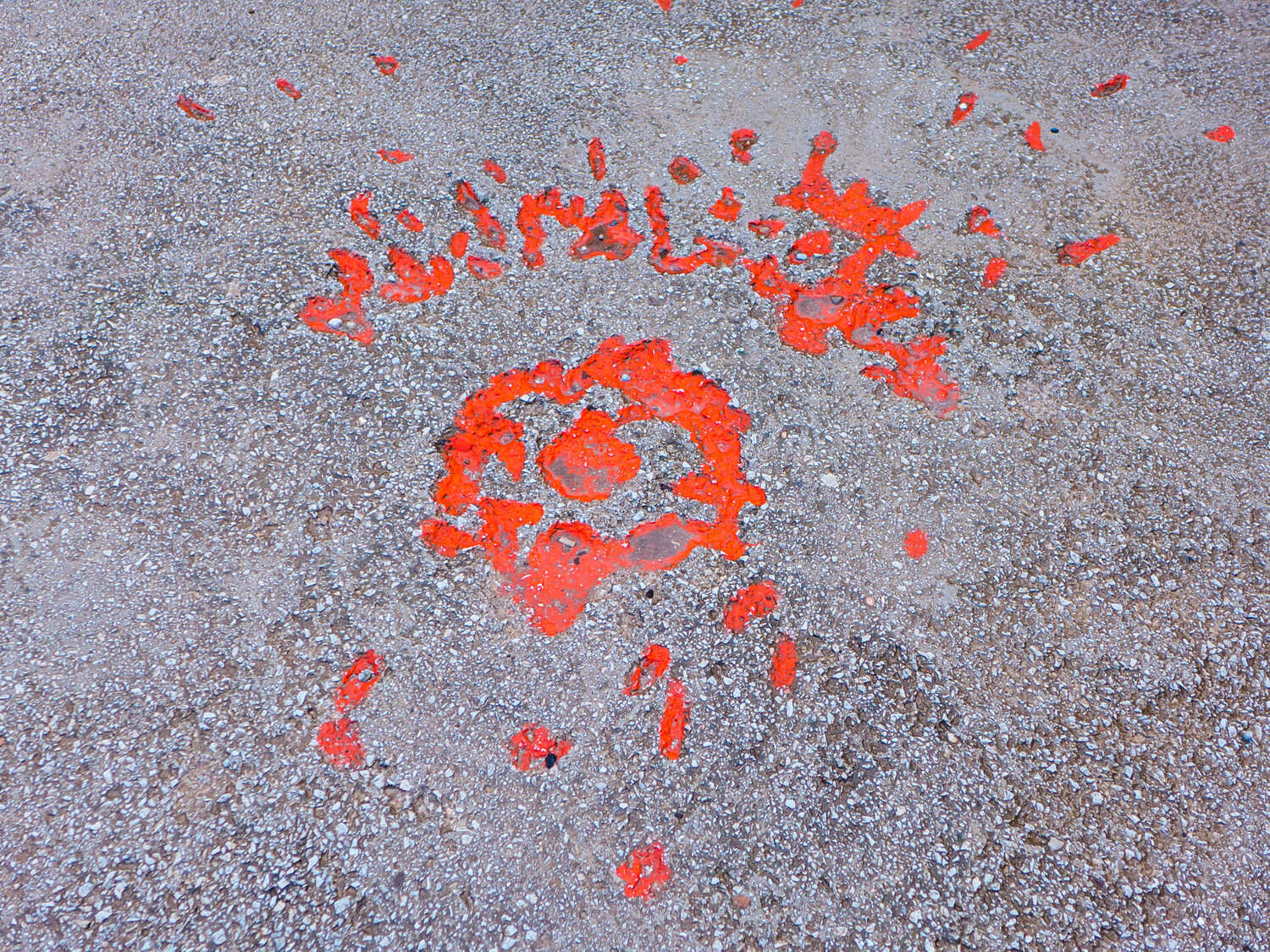 A Sarajevo Rose er et mindesmærke for de mennesker, som blev dræbt af bomber under krigen i 90erne. Foto Viktors Farmor