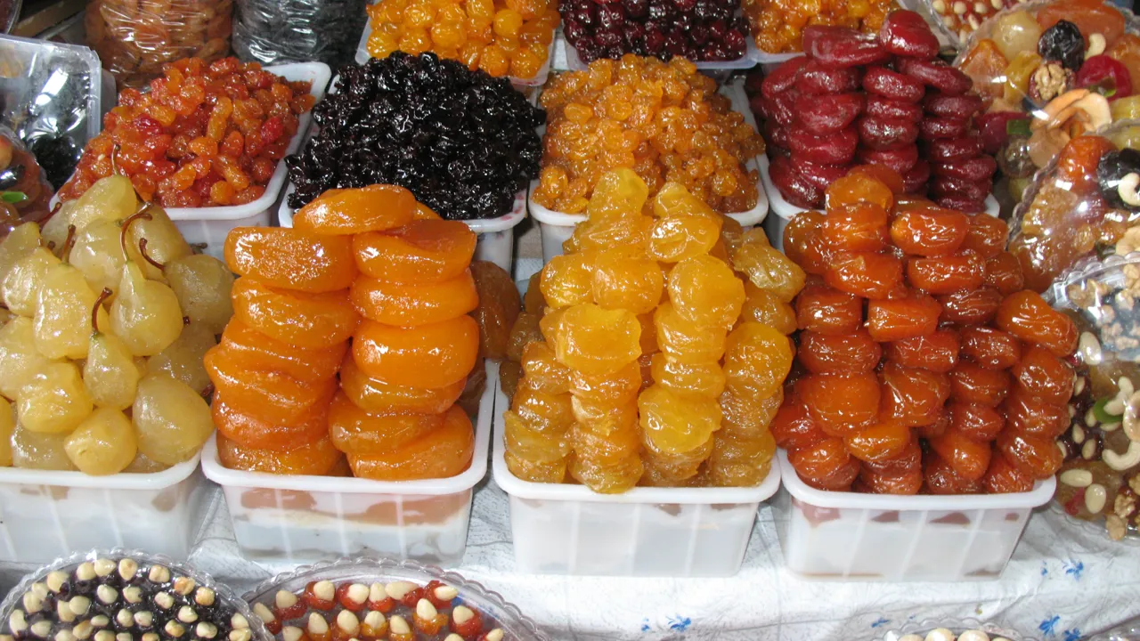 Var det noget med en kandiseret frugt? Det er en delikatesse i Armenien. Foto Kirsten Gynther Holm