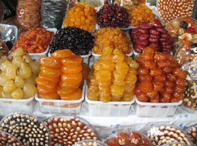 Var det noget med en kandiseret frugt? Det er en delikatesse i Armenien. Foto Kirsten Gynther Holm
