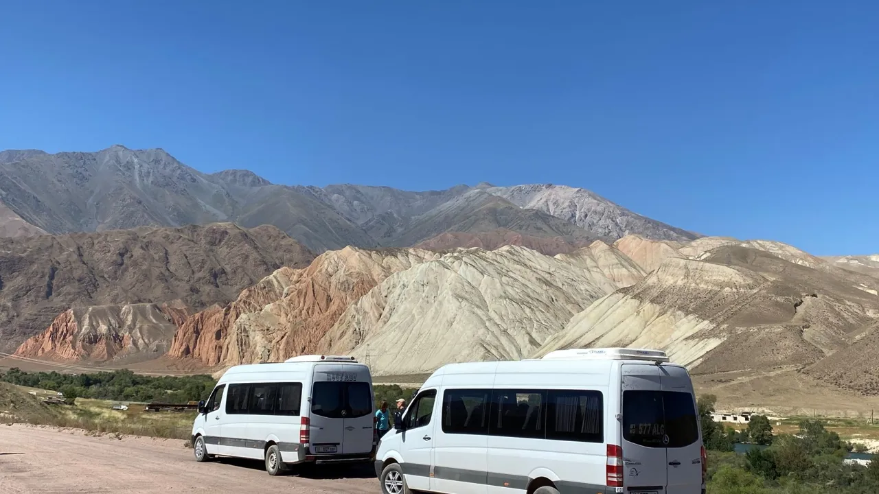 Vores transport i Kirgisistan. Foto Michael Høeg Andersen