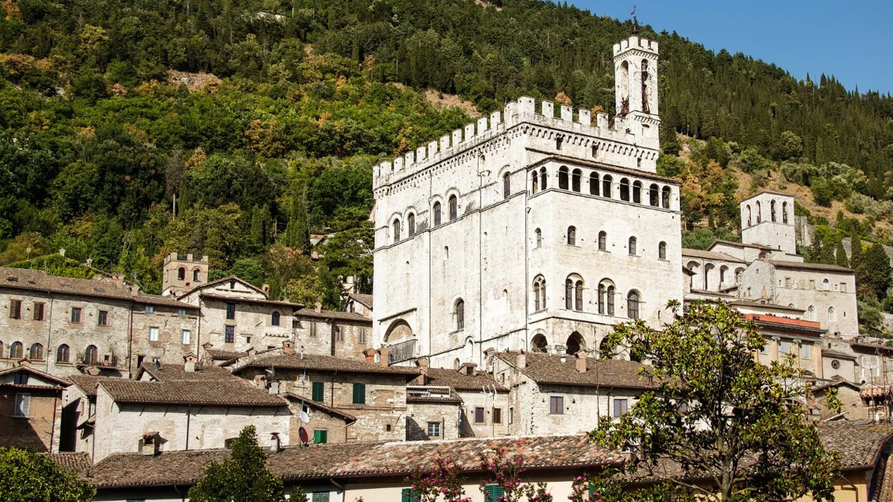 Gubbio en helt intakt gammel by. Foto Lene Brøndum