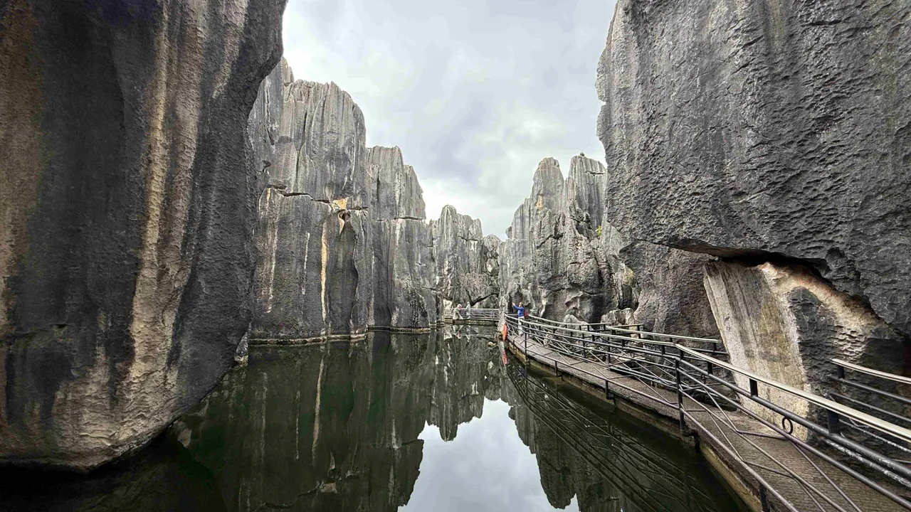 Stenskoven i Kunming er mere end 100 kvadratkilometer stort. Foto af Signe Bjørnskov Mynster